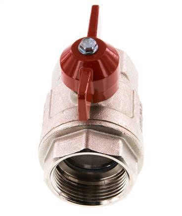 G 1-1/4 Zoll Schmetterlingsgriff Kompakt 2-Wege-Kugelhahn aus Messing