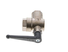 G 1/2 Zoll 2-Weg rechtwinkliges Kugelventil aus Messing