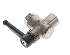 G 1/4 Zoll 2-Weg rechtwinkliges Kugelventil aus Messing