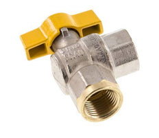 Rp 1/2 Zoll Gas 2-Weg rechtwinkliges Kugelventil aus Messing