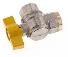 Rp 3/4 Zoll Gas 2-Weg rechtwinkliges Kugelventil aus Messing