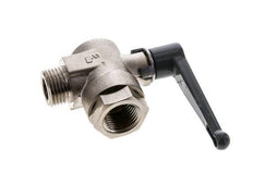 Männlich zu weiblich G/G 1/2 Zoll 2-Weg rechtwinkliges Kugelventil aus Messing