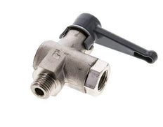 Männlich zu weiblich G/G 1/4 Zoll 2-Weg rechtwinkliges Kugelventil aus Messing