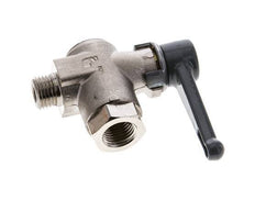 Männlich zu weiblich G/G 1/4 Zoll 2-Weg rechtwinkliges Kugelventil aus Messing