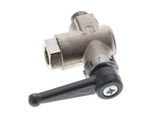 Männlich zu weiblich G/G 1/4 Zoll 2-Weg rechtwinkliges Kugelventil aus Messing