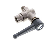 Männlich zu weiblich G/G 1/8 Zoll 2-Weg rechtwinkliges Kugelventil aus Messing