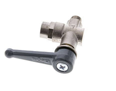 Männlich zu weiblich G/G 1/8 Zoll 2-Weg rechtwinkliges Kugelventil aus Messing