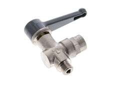 Männlich zu weiblich G/G 1/8 Zoll 2-Weg rechtwinkliges Kugelventil aus Messing