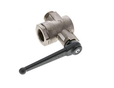 Männlich zu weiblich G/G 3/4 Zoll 2-Weg rechtwinkliges Kugelventil aus Messing