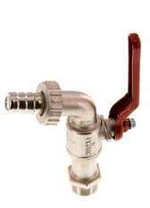 G 1/2 Zoll Messing 2-Weg Wasserhahn Kugelhahn