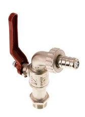 G 1/2 Zoll Messing 2-Weg Wasserhahn Kugelhahn