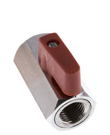 G 1/4 Zoll 2-Wege-Messing Mini-Kugelhahn 15 Bar