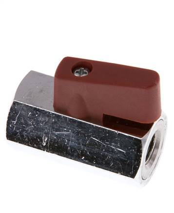 G 1/8 Zoll 2-Wege-Messing Mini-Kugelhahn 15 Bar