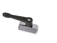 G 1/2 Zoll 2-Wege Mini-Kugelhahn aus Messing Langer Griff 15 Bar