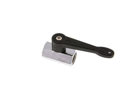 G 3/8 Zoll 2-Wege-Messing Mini-Kugelhahn Langer Griff 15 Bar