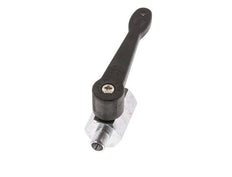 Männlich bis weiblich G 1/8 Zoll 2-Wege-Messing Mini-Kugelhahn langer Griff 15 Bar