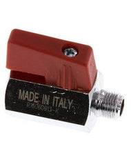 Männlich bis weiblich G 1/8 Zoll 2-Wege-Messing Mini-Kugelhahn 15 Bar