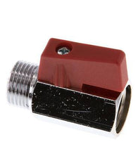 Männlich bis weiblich G 3/8 Zoll 2-Wege-Messing Mini-Kugelhahn 15 Bar