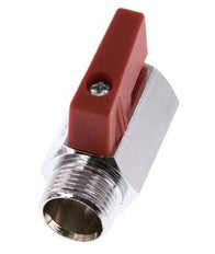 Männlich bis weiblich G 3/8 Zoll 2-Wege-Messing Mini-Kugelhahn 15 Bar