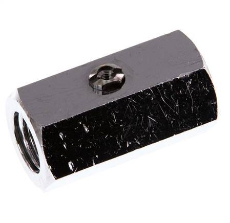 G 1/4 Zoll 2-Wege-Messing Mini-Kugelhahn mit Schraubendreherbetätigung 15 bar