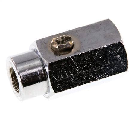 G 1/8 Zoll 2-Wege-Messing Mini-Kugelhahn mit Schraubendreherbetätigung 15 Bar