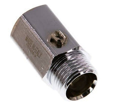 Männlich bis weiblich G 1/2 Zoll 2-Wege-Messing Mini-Kugelhahn Schraubendreher betätigt 15 Bar