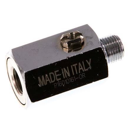 Männlich bis weiblich G 1/8 Zoll 2-Wege-Messing Mini-Kugelhahn Schraubendreher betätigt 15 Bar