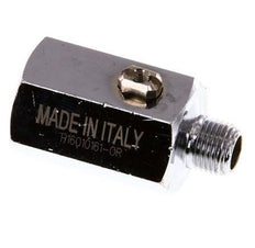 Männlich bis weiblich G 1/8 Zoll 2-Wege-Messing Mini-Kugelhahn Schraubendreher betätigt 15 Bar