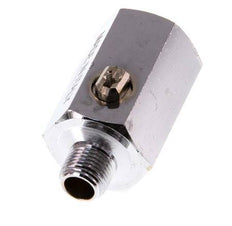 Männlich bis weiblich G 1/8 Zoll 2-Wege-Messing Mini-Kugelhahn Schraubendreher betätigt 15 Bar