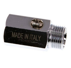 Männlich bis weiblich G 3/8 Zoll 2-Wege-Messing Mini-Kugelhahn Schraubendreher betätigt 15 Bar