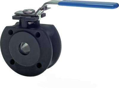 Electrical Actuated Flanged Ball Valve 2-Way DN40 PN40 Steel 24 V AC/DC