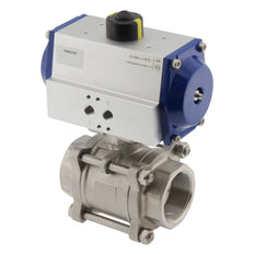 G4'' 2-Wege Pneumatischer Kugelhahn aus rostfreiem Stahl Feder geschlossen - BL2SA3