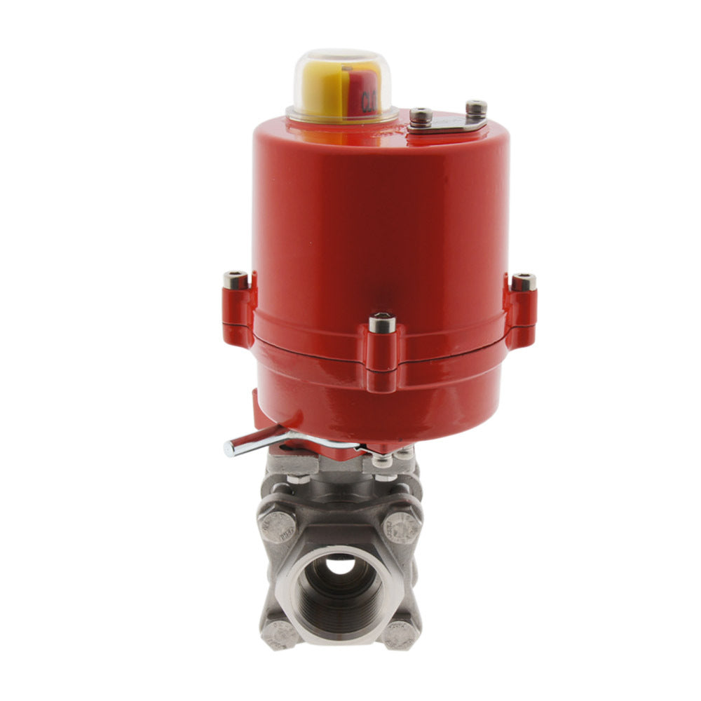 G1'' 120V AC 2-Way Stainless Steel Electrical Ball Valve - BL2SA3