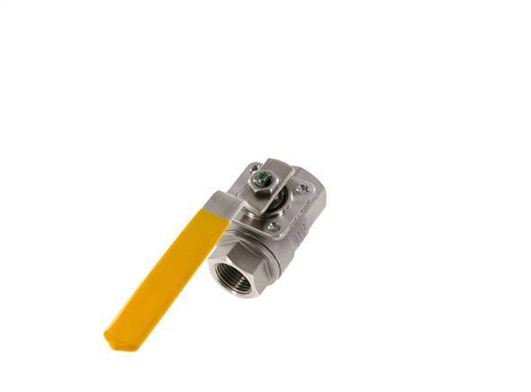 Rp 1/2 Zoll Gas 2-Weg Kugelhahn aus Edelstahl