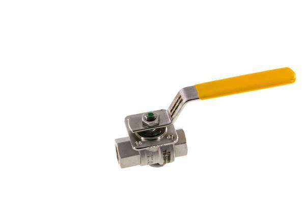 Rp 3/8 Zoll Gas 2-Wege-Edelstahl-Kugelhahn