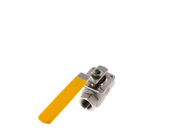 Rp 3/8 Zoll Gas 2-Wege-Edelstahl-Kugelhahn