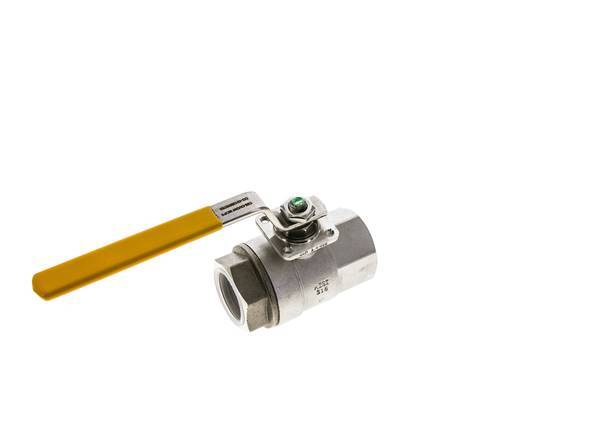 Rp 1 Zoll 2-Wege-Sauerstoff-Kugelhahn aus Edelstahl