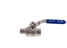 Außengewinde zu Innengewinde R/Rp 1/2 Zoll PN 63 2-Wege-Kugelhahn aus Edelstahl