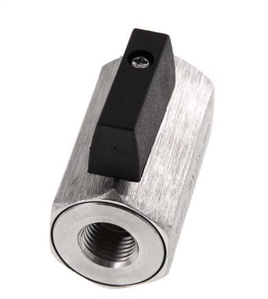 G 1/4 Zoll 2-Wege-Edelstahl-Mini-Kugelhahn 25 Bar