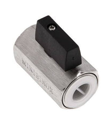 G 3/8 Zoll 2-Wege-Edelstahl-Mini-Kugelhahn 25 Bar