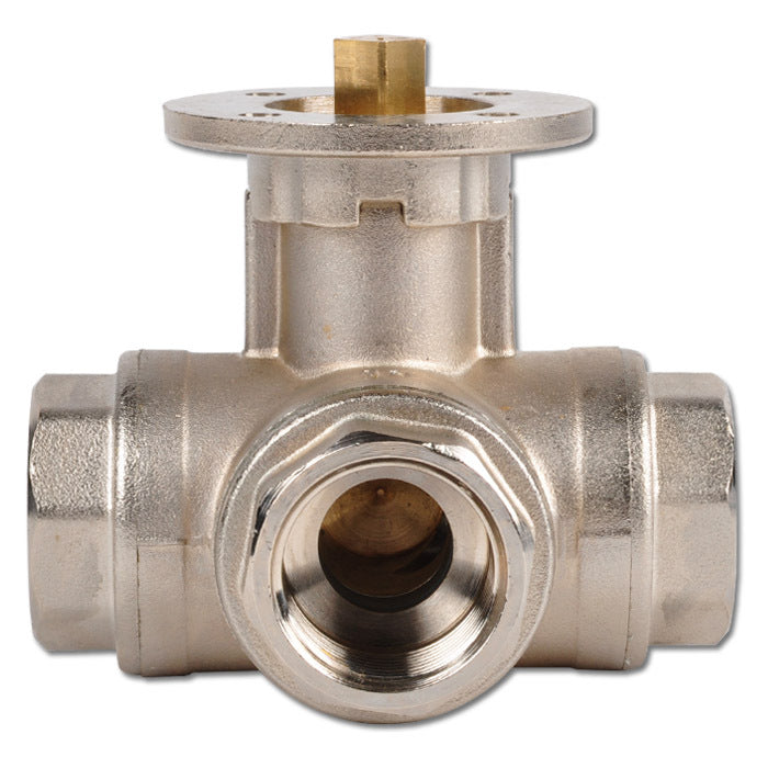 G2-1/2'' 3-Wege-Kugelhahn mit L-Anschluss Messing ISO-Top 40bar - BL3BAL