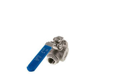 G 3/4 Zoll 3-Wege L-Port Edelstahl Kugelhahn