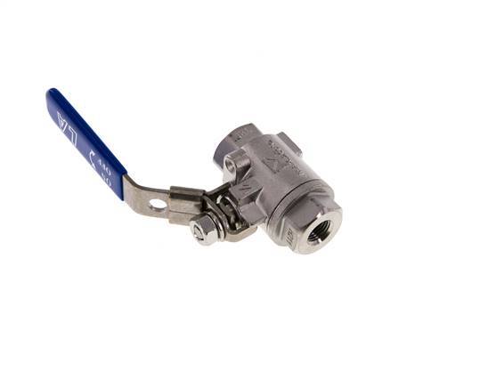 G 1/4 Zoll entlüfteter Kugelhahn aus Edelstahl