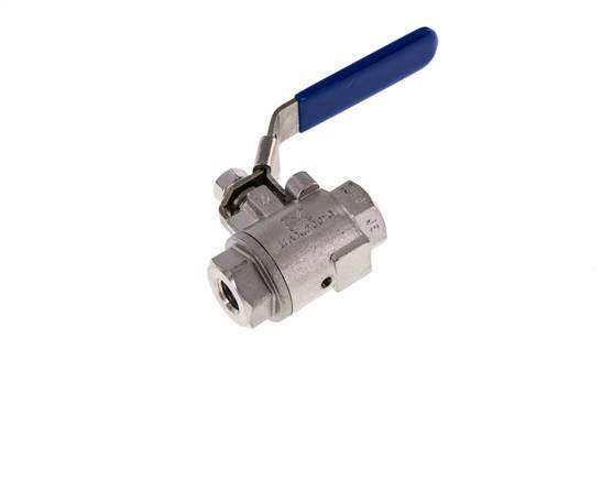 G 1/4 Zoll entlüfteter Kugelhahn aus Edelstahl