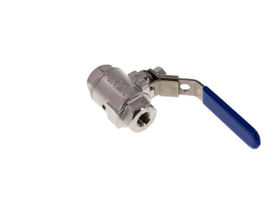 G 1/4 Zoll entlüfteter Kugelhahn aus Edelstahl