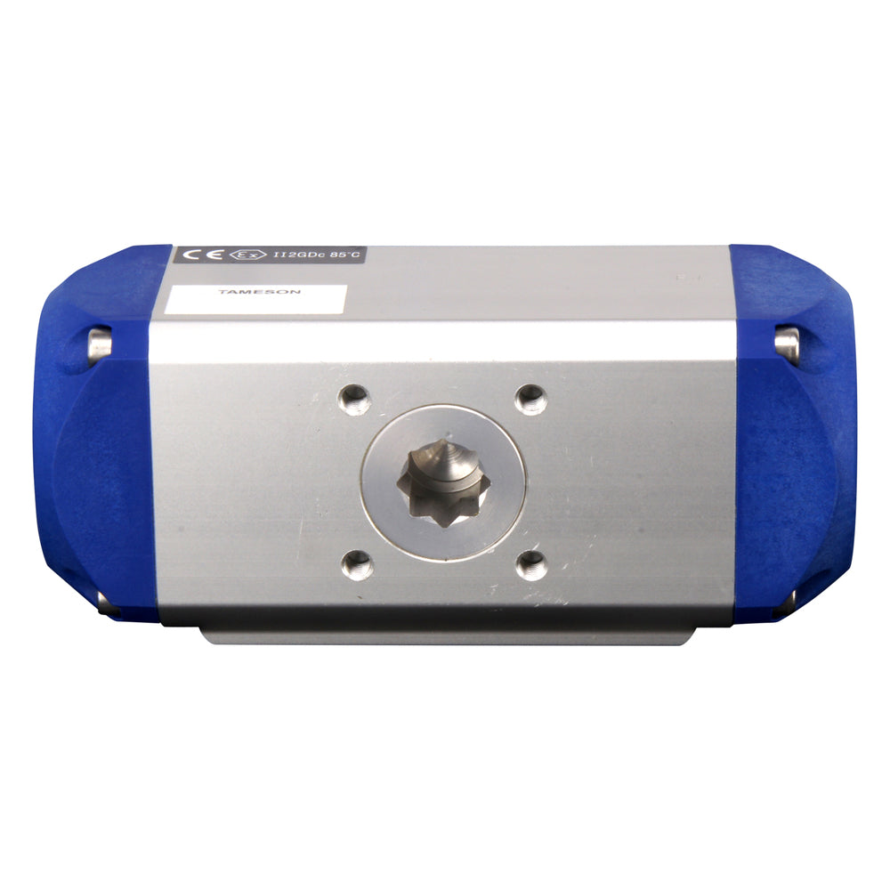 Pneumatische Absperrklappe mit Zwischenflansch DN80 (3 Zoll) GGG40-Edelstahl-EPDM Doppeltwirkend - BFLW