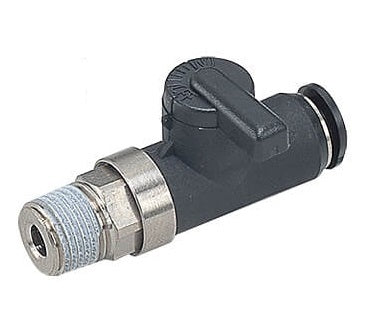 R1/8" - 6mm Gerader 2-Wege-Kugelhahn Serie 10