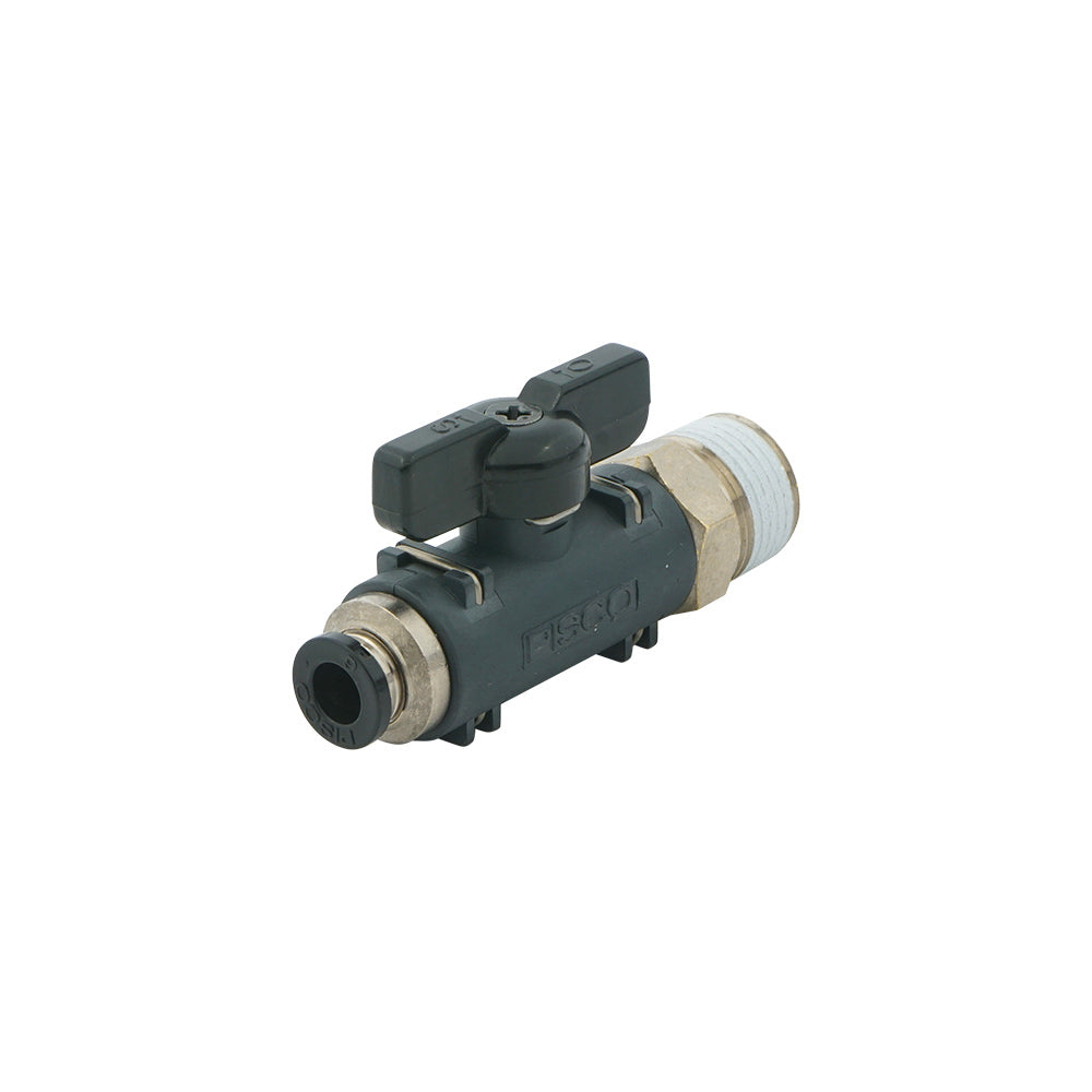 6mm - R3/8" Straight 2-Way Ball Valve Series 20