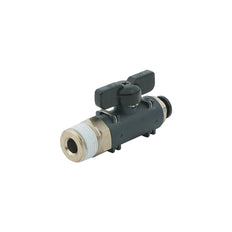 8mm - R1/4" Gerader 2-Wege-Kugelhahn Serie 20
