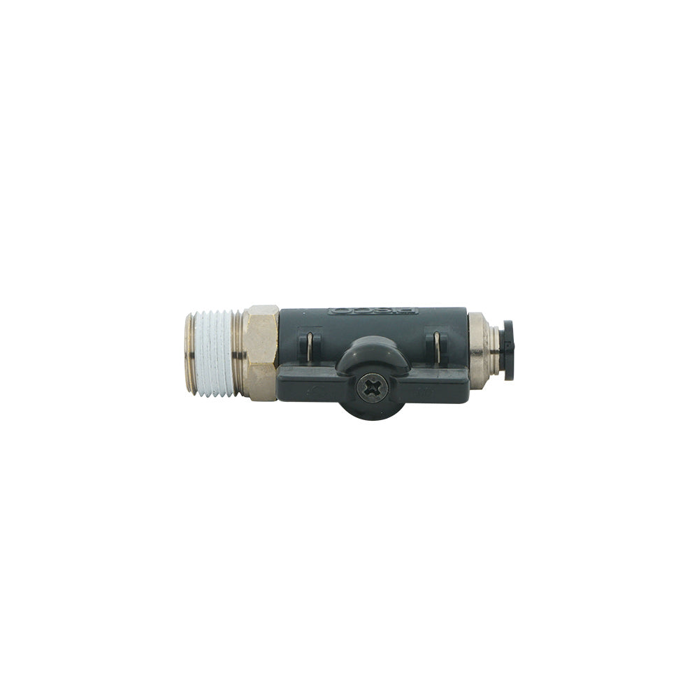 6mm - R3/8" Straight 2-Way Ball Valve Series 20